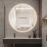 Round Touchless 800mm LED Mirror - Three Light Temperatures | Indulge Bathroom