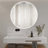 Round Touchless 800mm LED Mirror - Three Light Temperatures | Indulge Bathroom