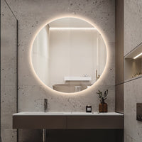Round Touchless 800mm LED Mirror - Three Light Temperatures | Indulge Bathroom