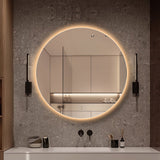 Round Touchless 800mm LED Mirror - Three Light Temperatures | Indulge Bathroom
