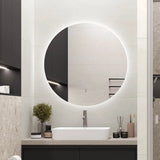 Round Touchless 600mm LED Mirror - Three Light Temperatures | Indulge Bathroom