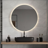Round Touchless 600mm LED Mirror - Three Light Temperatures | Indulge Bathroom