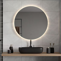 Round Touchless 600mm LED Mirror - Three Light Temperatures | Indulge Bathroom