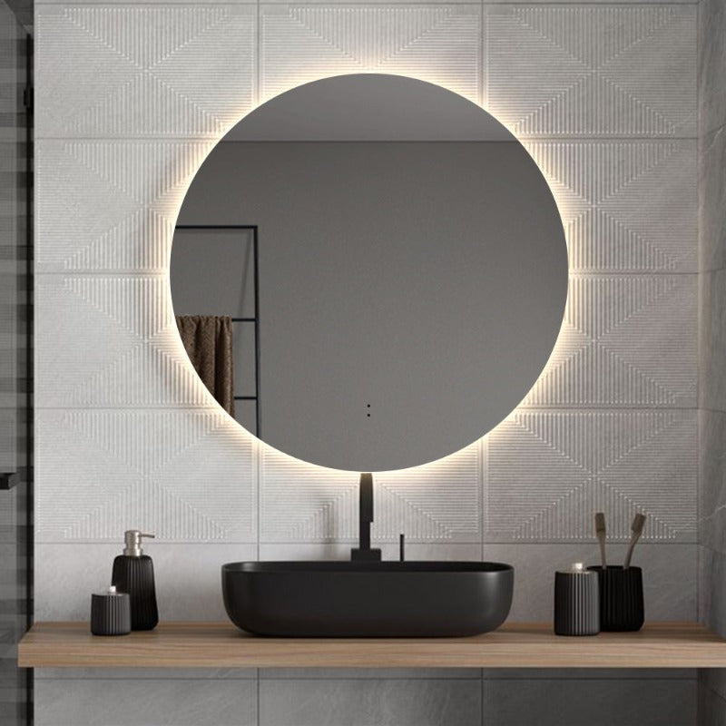 Round Touchless 600mm LED Mirror - Three Light Temperatures | Indulge Bathroom