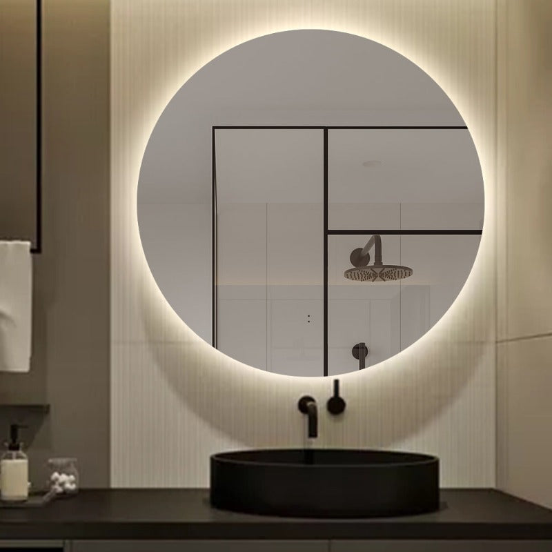 Round Touchless 800mm LED Mirror - Three Light Temperatures | Indulge Bathroom