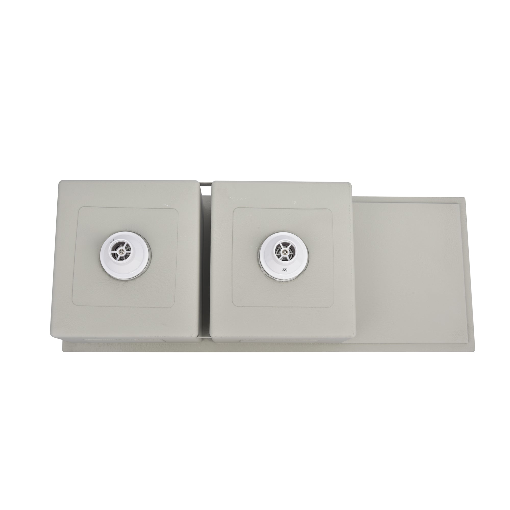 1150 x 450 x 230mm Double Bowl Kitchen Sink With Drainer | Indulge Bathroom