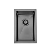 Brushed Gun Metal 300 x 450 x 230mm Kitchen & Laundry Sink | Indulge Bathroom