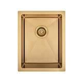 Brushed Gold 350 x 450 x 230mm Kitchen & Laundry Sink | Indulge Bathroom