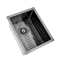 Brushed Gun Metal 350 x 450 x 230mm Kitchen & Laundry Sink | Indulge Bathroom