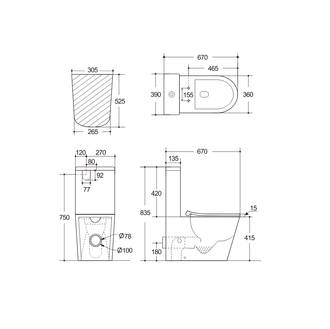 Ecco Rimless Toilet Suite | Indulge Bathroom