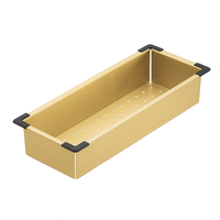 Kitchen Sink Colander Insert - Brushed Gold | Indulge Bathroom