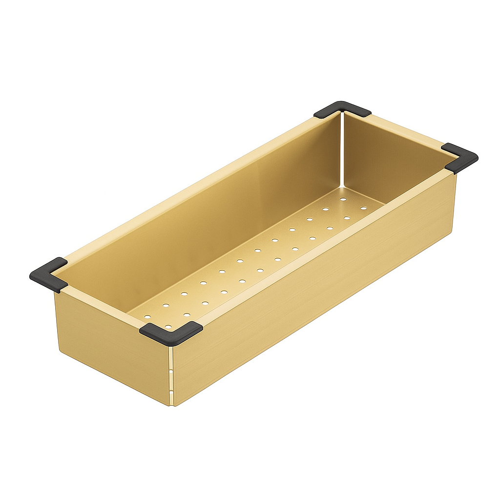 Kitchen Sink Colander Insert - Brushed Gold | Indulge Bathroom