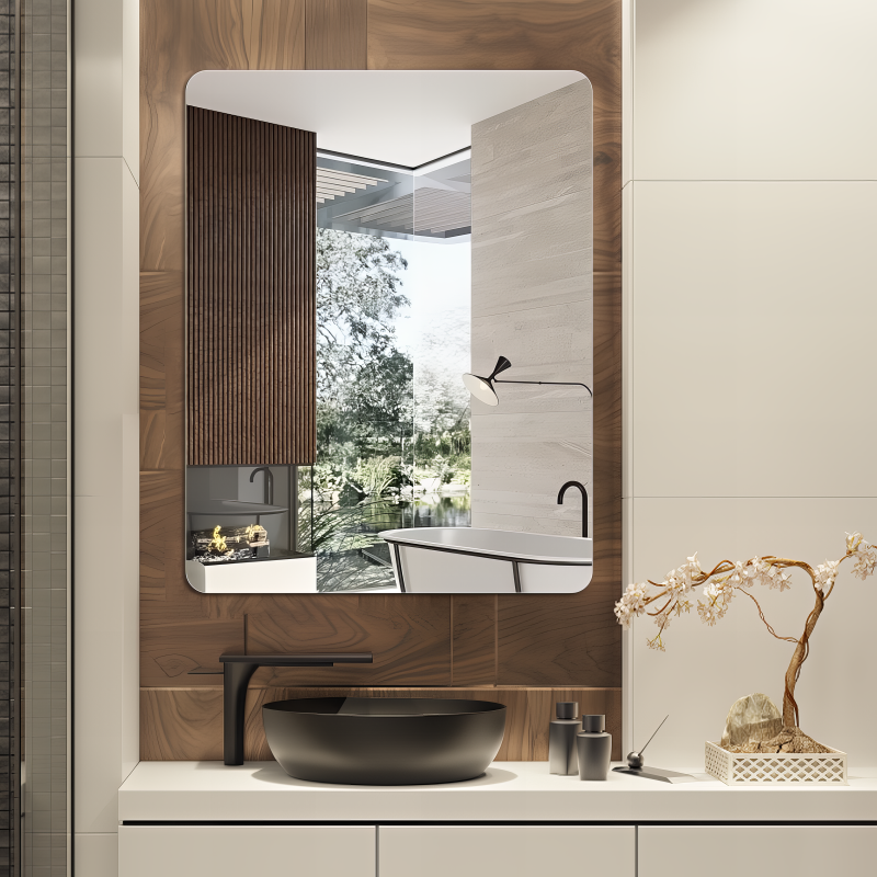 Curva 600 x 800 Polished Edge Mirror | Indulge Bathroom
