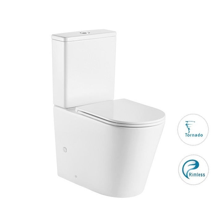 Cesena Tornado Rimless Vortex Toilet Suite | Indulge Bathroom
