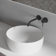 Circa 400mm Solid Surface Stone Round Above Counter Basin | Indulge Bathroom