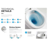 Cremona Vortex Tornado & Rimless In Wall Toilet Suite Pan | Indulge Bathroom
